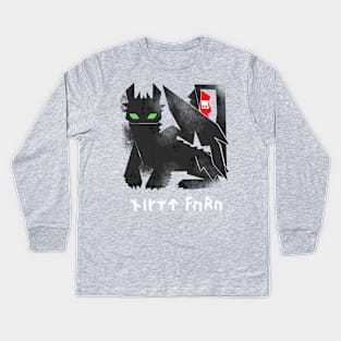 Night Fury Kids Long Sleeve T-Shirt